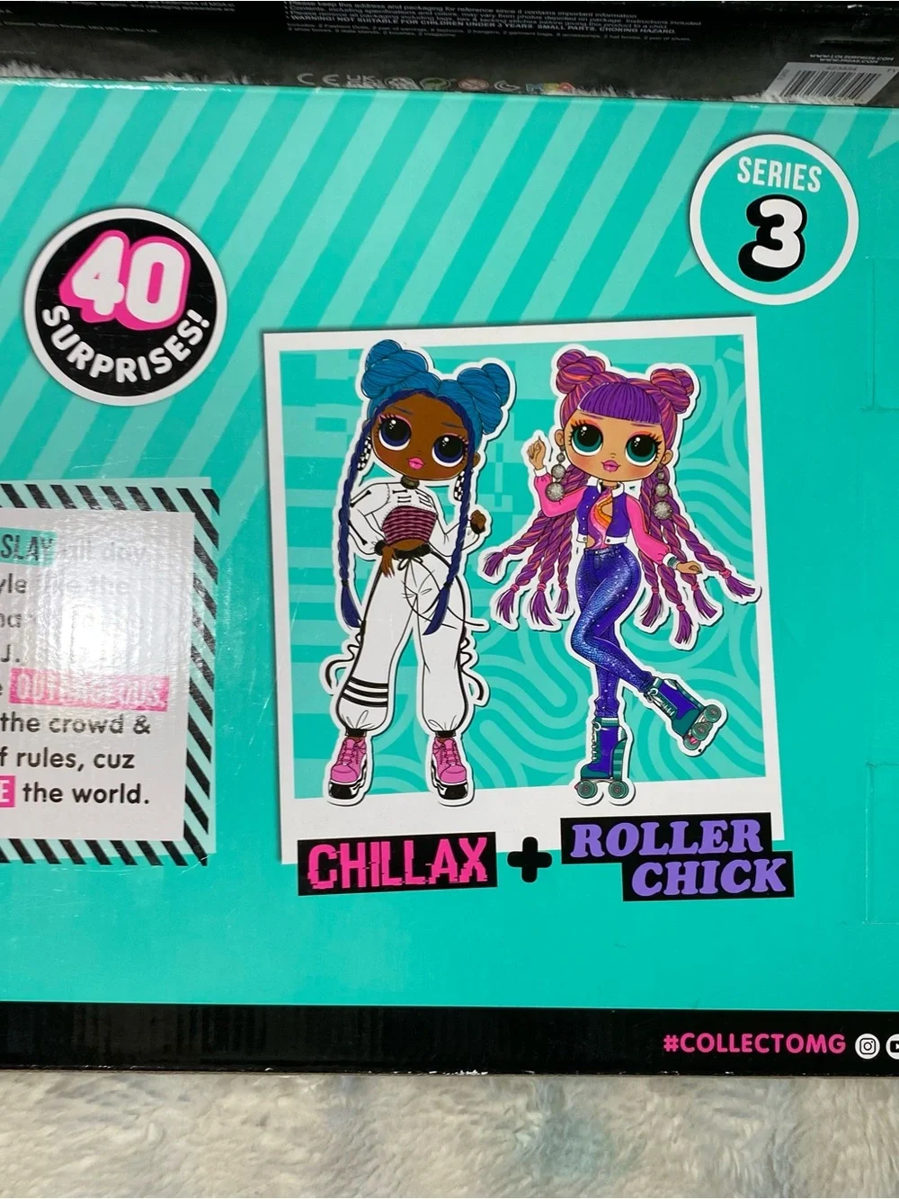 L.O.L. Surprise! Teal and Pink Series 3 Bo$$ Class Prez Chillax Roller